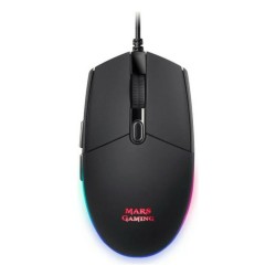 Tastatur und Gaming Maus Mars Gaming MCPTKLES 3200 dpi RGB Schwarz (Spanisch)