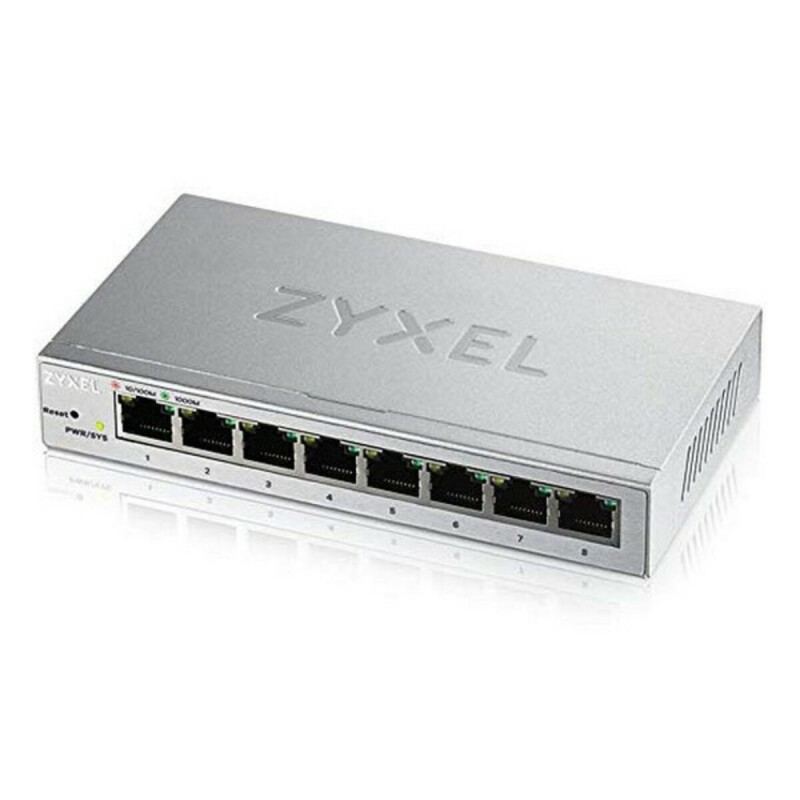 Schalter für das Büronetz ZyXEL GS1200-8-EU0101F 16 Gbps LAN RJ45 x 8