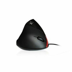 Ergonomische optische Maus Ewent EW3156 1000 dpi USB Schwarz