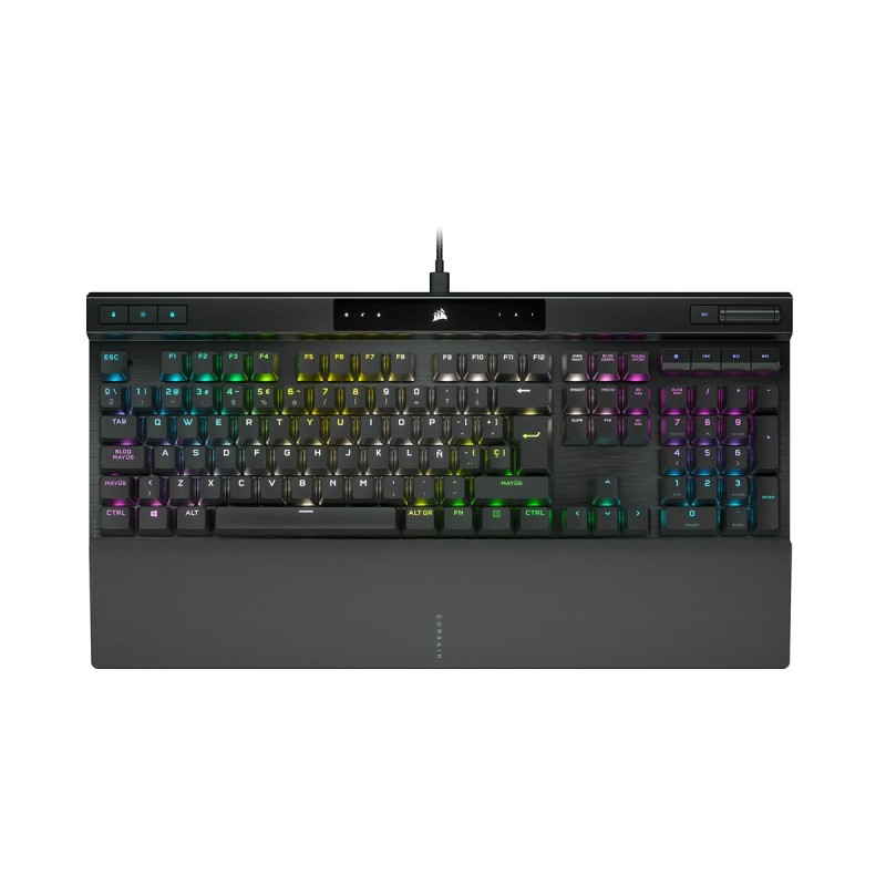 Tastatur Corsair K70 Qwerty Spanisch Schwarz