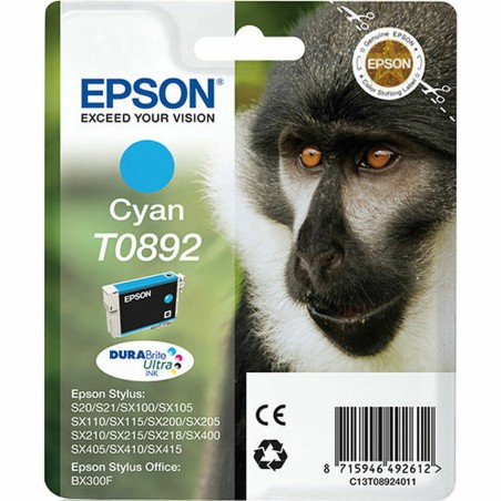 Original Tintenpatrone Epson Cartucho T0892 cian Türkis