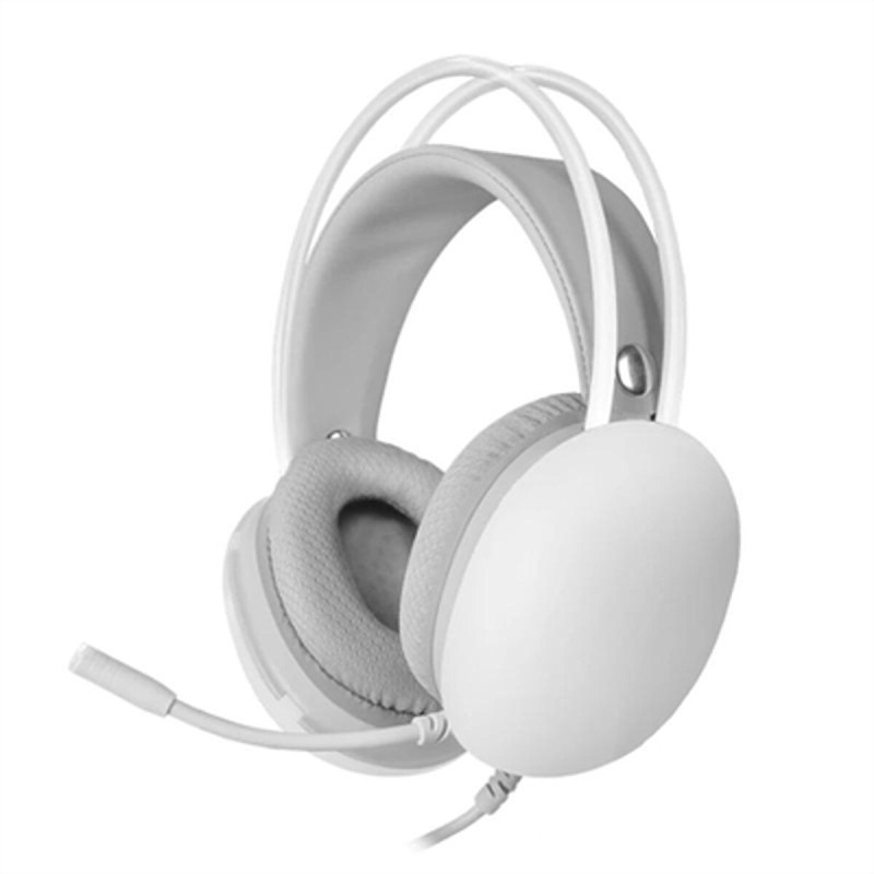 Kopfhörer mit Mikrofon Mars Gaming MH-GLOW RGB Weiß
