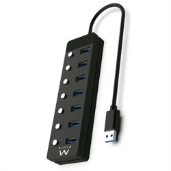 Hub USB Ewent EW1147 Schwarz (MPN )