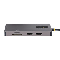 Hub USB Startech 120B-USBC-MULTIPORT Grau