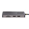 Hub USB Startech 120B-USBC-MULTIPORT Grau