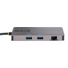 Hub USB Startech 120B-USBC-MULTIPORT Grau