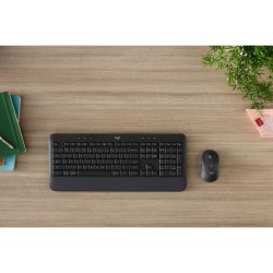 Tastatur mit Drahtloser Maus Logitech MK650 Grau QWERTY