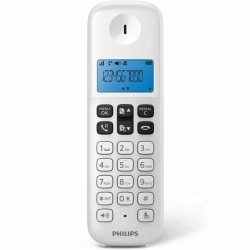 Kabelloses Telefon Philips D1612W/34 Blau Weiß Schwarz