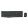 Tastatur mit Drahtloser Maus Logitech 920-007919 Schwarz