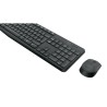 Tastatur mit Drahtloser Maus Logitech 920-007919 Schwarz