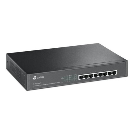 Schalter für das Netz mit Schaltschrank TP-Link TL-SG1008MP RJ45 PoE 16 Gbps Schwarz