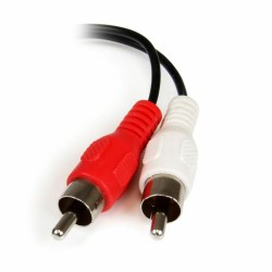 Audiokabel (3,5 mm) zu 2 RCA Startech MUFMRCA Schwarz 0,15 m