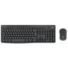 Tastatur mit Drahtloser Maus Logitech MK370 Azerty Französisch Grau Graphit