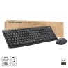 Tastatur mit Drahtloser Maus Logitech MK370 Azerty Französisch Grau Graphit