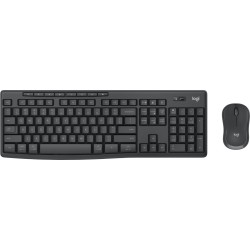 Tastatur mit Maus Logitech MK370 Grau Graphit Qwerty Spanisch