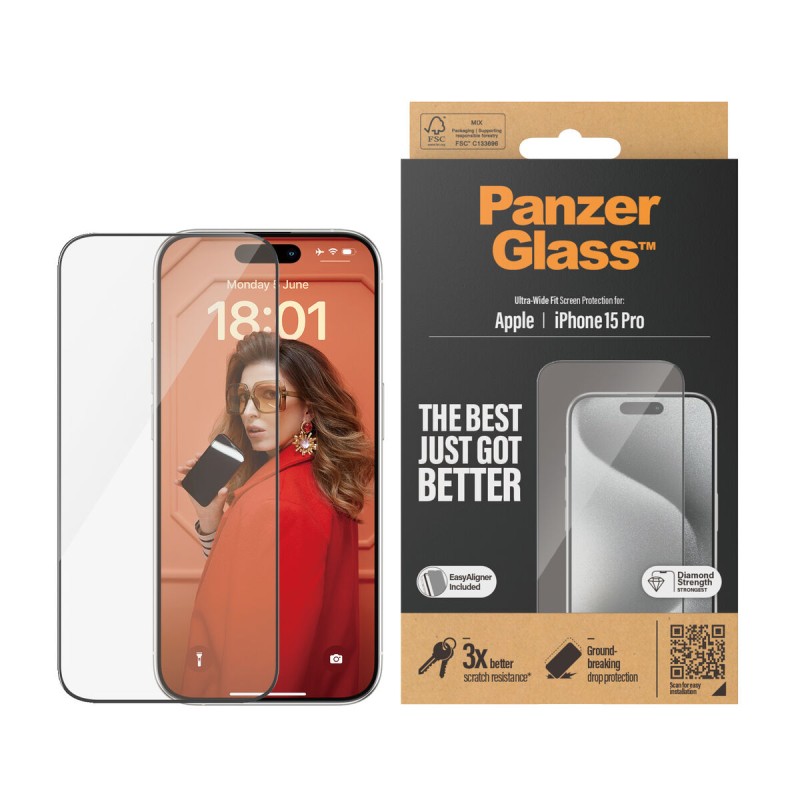 Bildschirmschutz fürs Handy Panzer Glass 2810 Apple