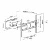 Wandhalterung TooQ LP6270TN-B 37"-70" 70" 50 kg