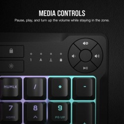 Gaming Tastatur Corsair K55 CORE Schwarz