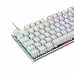 Gaming Tastatur Newskill Serike V2 Qwerty Spanisch Weiß