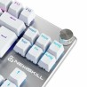 Gaming Tastatur Newskill Serike V2 Qwerty Spanisch Weiß