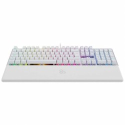 Gaming Tastatur Newskill Serike V2 Qwerty Spanisch Weiß