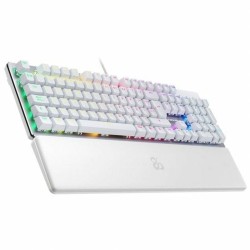 Gaming Tastatur Newskill Serike V2 Qwerty Spanisch Weiß