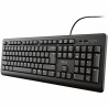 Tastatur Trust TK-150 Qwerty Spanisch Schwarz