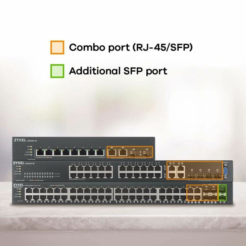 Switch ZyXEL GS2220-50-EU0101F 100 Gbps