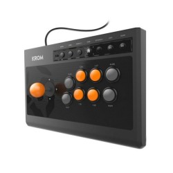 Gamepad Krom Kumite Schwarz Orange