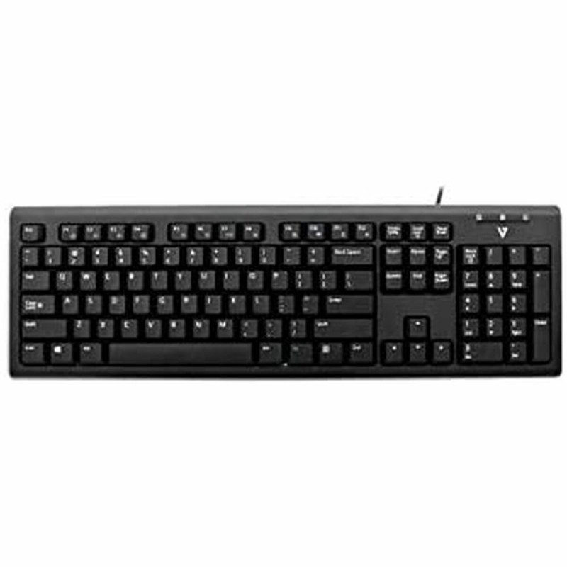 Tastatur V7 KU200GS-DE Schwarz Deutsch QWERTZ