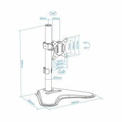 TV Halterung TooQ DB1701TN-B