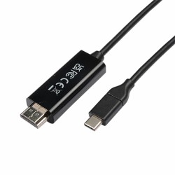 USB-C-zu-HDMI-Adapter V7 V7UCHDMI-1M 1 m Schwarz