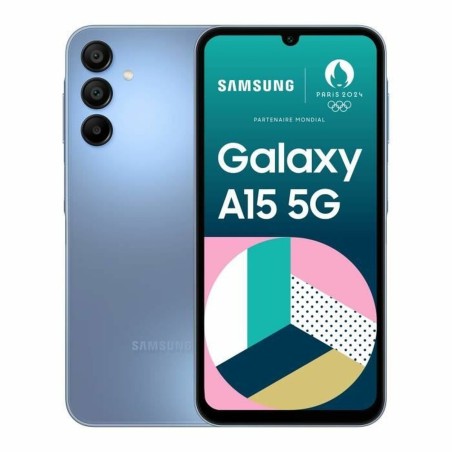 Smartphone Samsung Galaxy A15 4 GB Blau Schwarz 6,5" Mediatek Dimensity 6100+ 128 GB