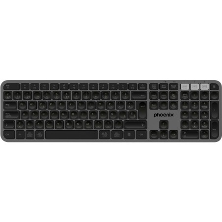 Bluetooth-Tastatur Phoenix K300 Grau Qwerty Spanisch