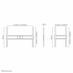 TV Halterung Neomounts LFD-W1500 60-100" 150 kg