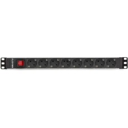 Schuko 19" 8 Steckerleiste Salicru SPS 8F PDU SCH/SCH 1,5 m (1,5 m)