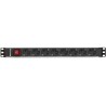 Schuko 19" 8 Steckerleiste Salicru SPS 8F PDU SCH/SCH 1,5 m (1,5 m)