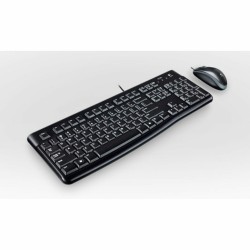 Tastatur mit Maus Logitech 920-002550 USB Schwarz Qwerty Spanisch