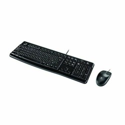 Tastatur mit Maus Logitech 920-002550 USB Schwarz Qwerty Spanisch