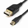 Mini-DisplayPort-Kabel zu DisplayPort Startech DP14MDPMM2MB Schwarz