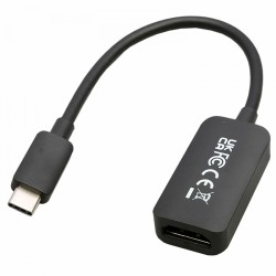 USB-C-zu-HDMI-Adapter V7 V7USBCHDMI4K60HZ Schwarz 4K Ultra HD