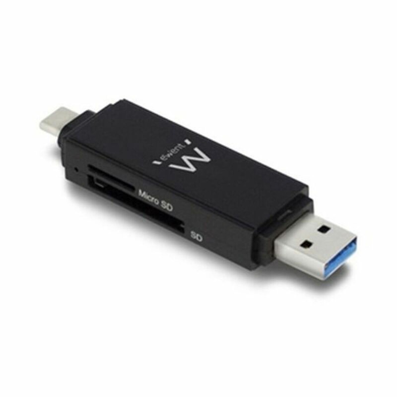 Kartenleser Ewent EW1075 USB 3.1 Gen 1 Schwarz