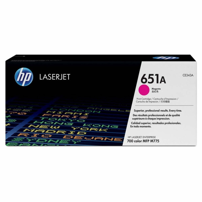 Original Toner HP CE343A Schwarz Magenta Ja