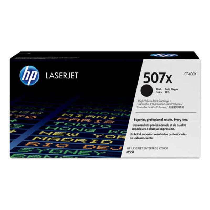 Original Toner HP CE400X Blau Weiß Schwarz