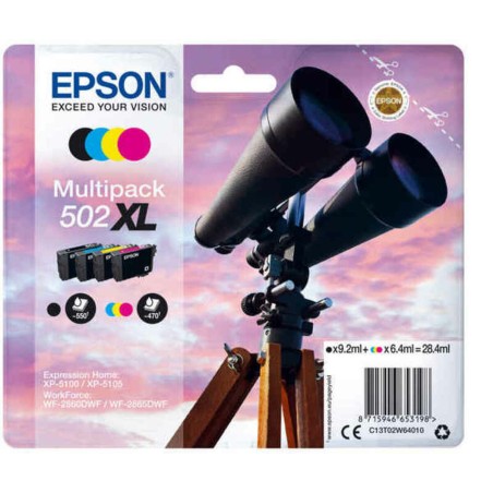 Original Tintenpatrone Epson EPST02W64010 Schwarz