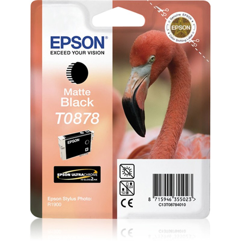 Original Tintenpatrone Epson C13T08784010 Matte Hinterseite