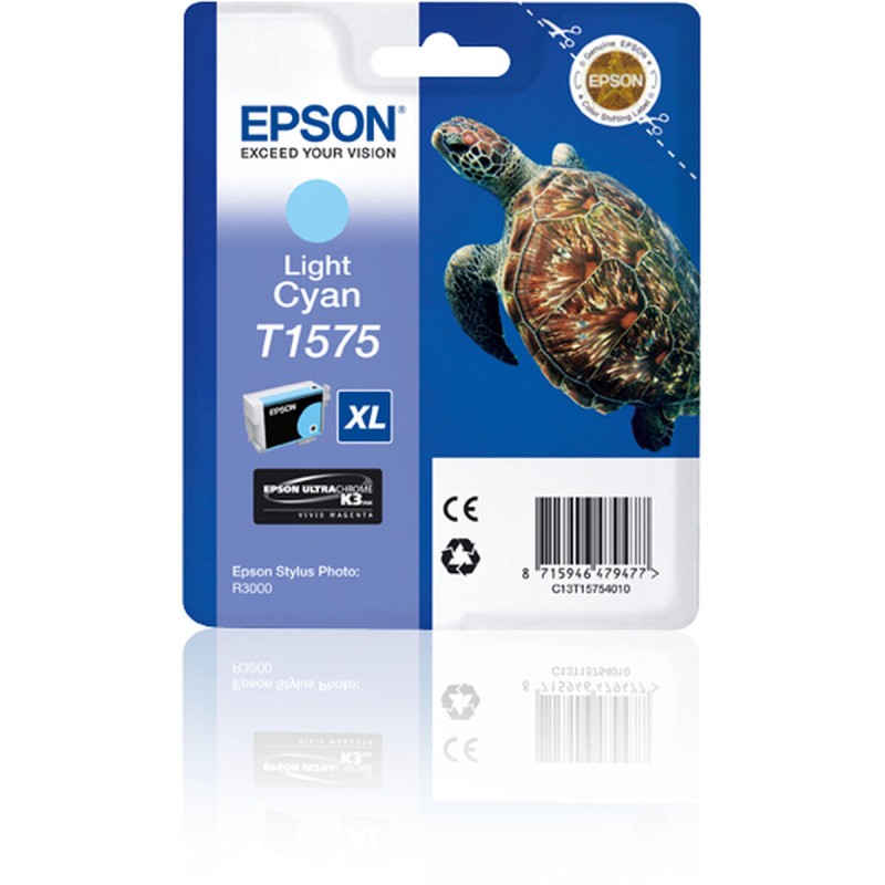 Original Tintenpatrone Epson C13T15754010 Blau Türkis