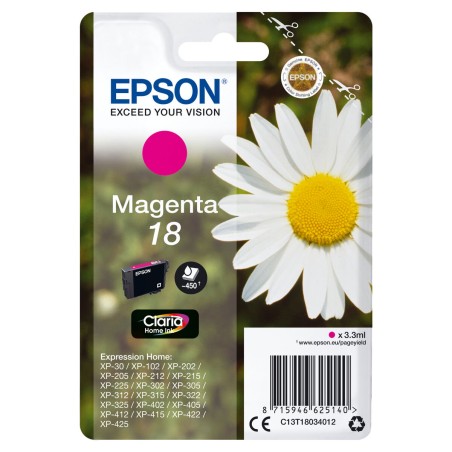 Original Tintenpatrone Epson C13T18034012 Magenta