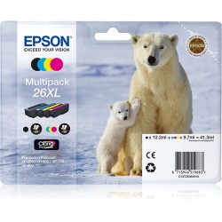 Original Tintenpatrone Epson 26XL Schwarz