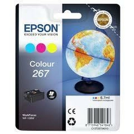 Original Tintenpatrone Epson 235H396 WF-100W Schwarz Zyanblau/Magenta/Gelb